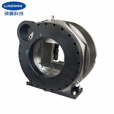 Lingman quatro mandíbulas Chuck rotativo automático pneumático de laser Chuck para tubo de metal