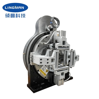 Full Stroke Hollow Enclosed High Speed F130CF Frente 4 mandíbulas Chuck pneumático para corte a laser de fibra a 0.2-0.9Mpa pressão