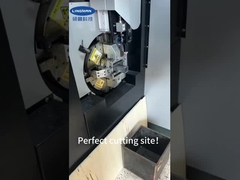 chuck de laser F130 CNC Torno de Potência Pneumática Chuck com 4 mandíbulas para máquina de corte a laser de tubos