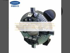 Mandril Pneumático Principal de Curso Completo e Precisão de Quatro Garras para Furo Quadrado Profissional, Utilizado em Máquinas de Corte a Laser F130DF, 4 Garras, com Pressão de 0,2-0,9 MPa para Corte a Laser de Fibra