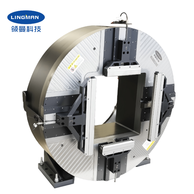 640mm Large Hollow Laser Rotary Front Chuck com força de aperto de 25KN para corte a laser industrial